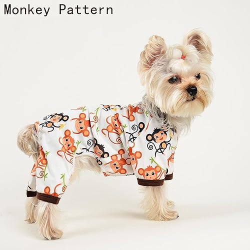 Miniatura 5 de Pijamas para perros pequeños niñas y niños pijamas de forro polar para cachorros ropa de perro de 4 patas para Chihuahua Yorkie de verano ropa