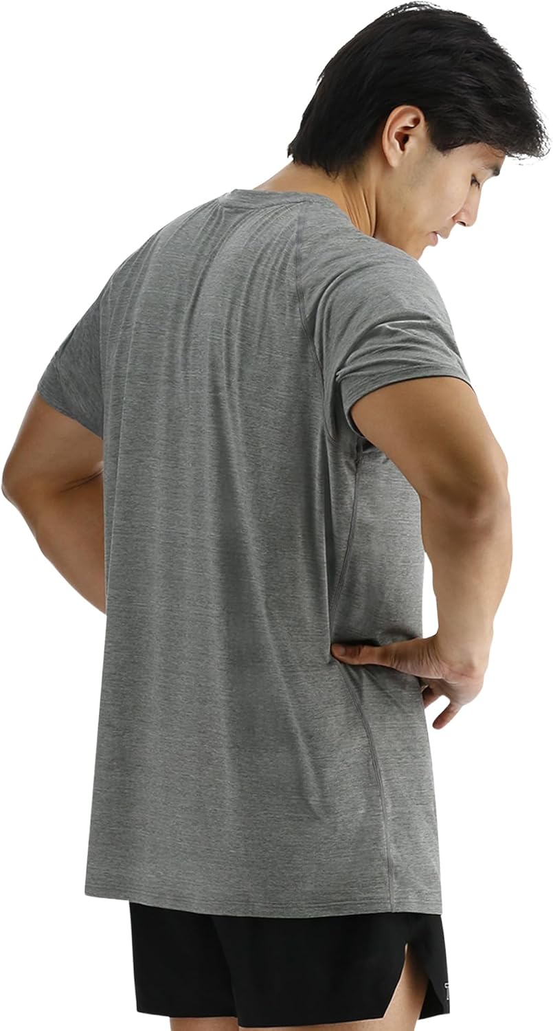 TYR Mens Athletic Performance Workout Raglan Short Sleeve Tech Tee - Image 5