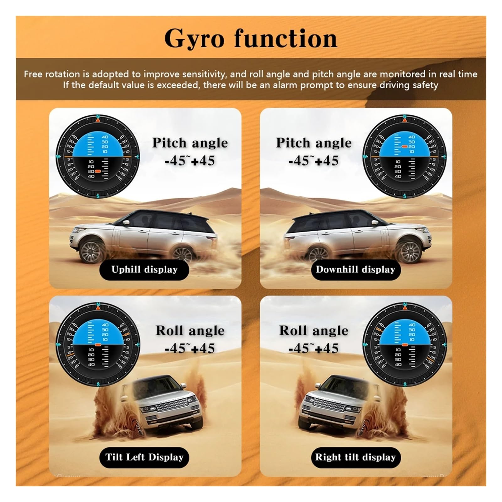 Panele Instrumentów Samochodowych 3.5 Cala Obd2 + GPS HUD Wskaźnik Samochodowy Cyfrowy Wyświetlacz Head Up Prędkościomierz Turbo RPM Alarm Temperatury Na Komputerze Pokładowym Akcesoria Samochodowe