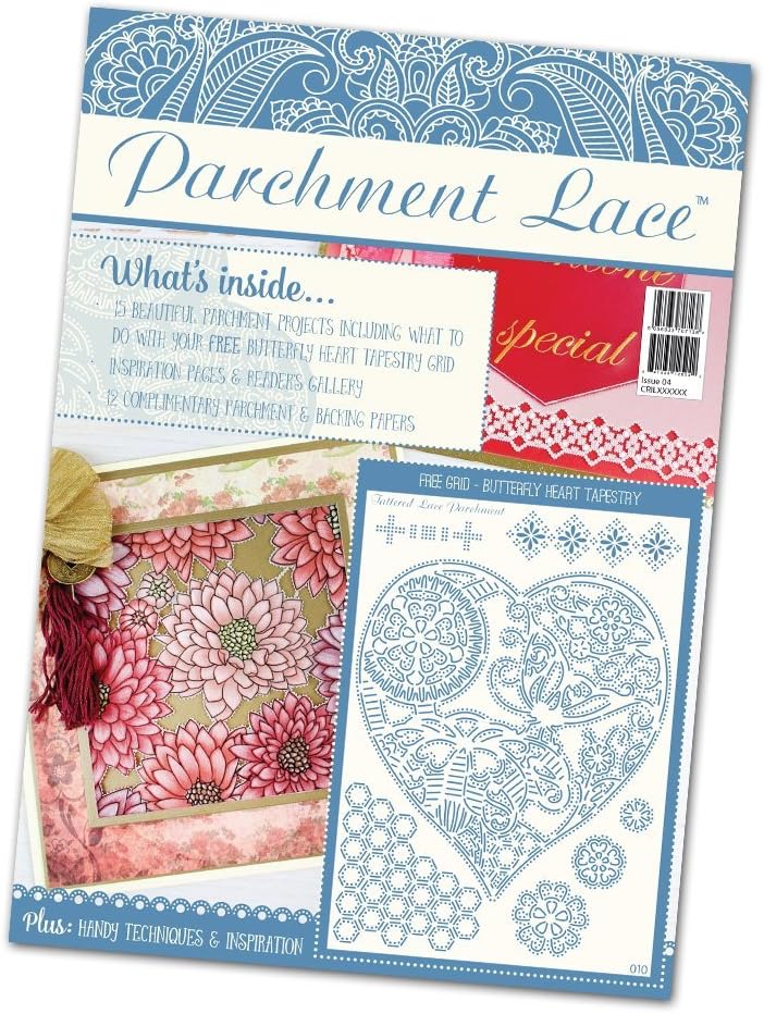 Tattered Lace Parchment Lace Issue 4 Magazine, Multi-Colour