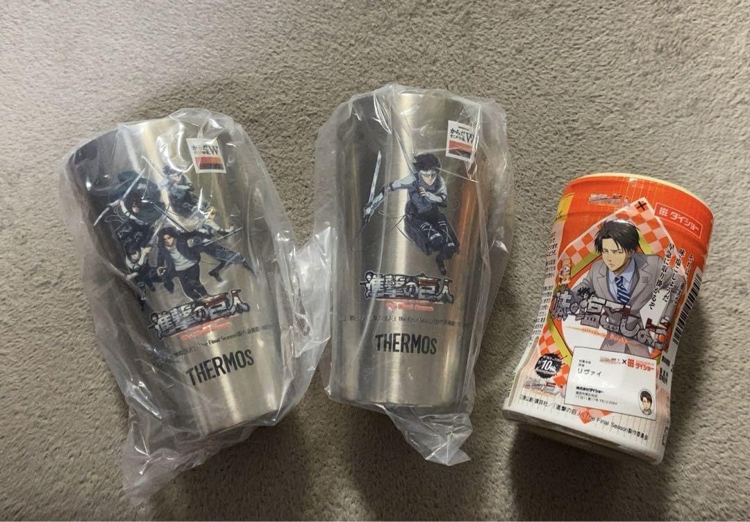 からだすこやか茶W進撃の巨人 (ハンジ) THERMOSタンブラー   非売品 からだすこやか茶W進撃の巨人 (ハンジ) THERMOSタンブラー