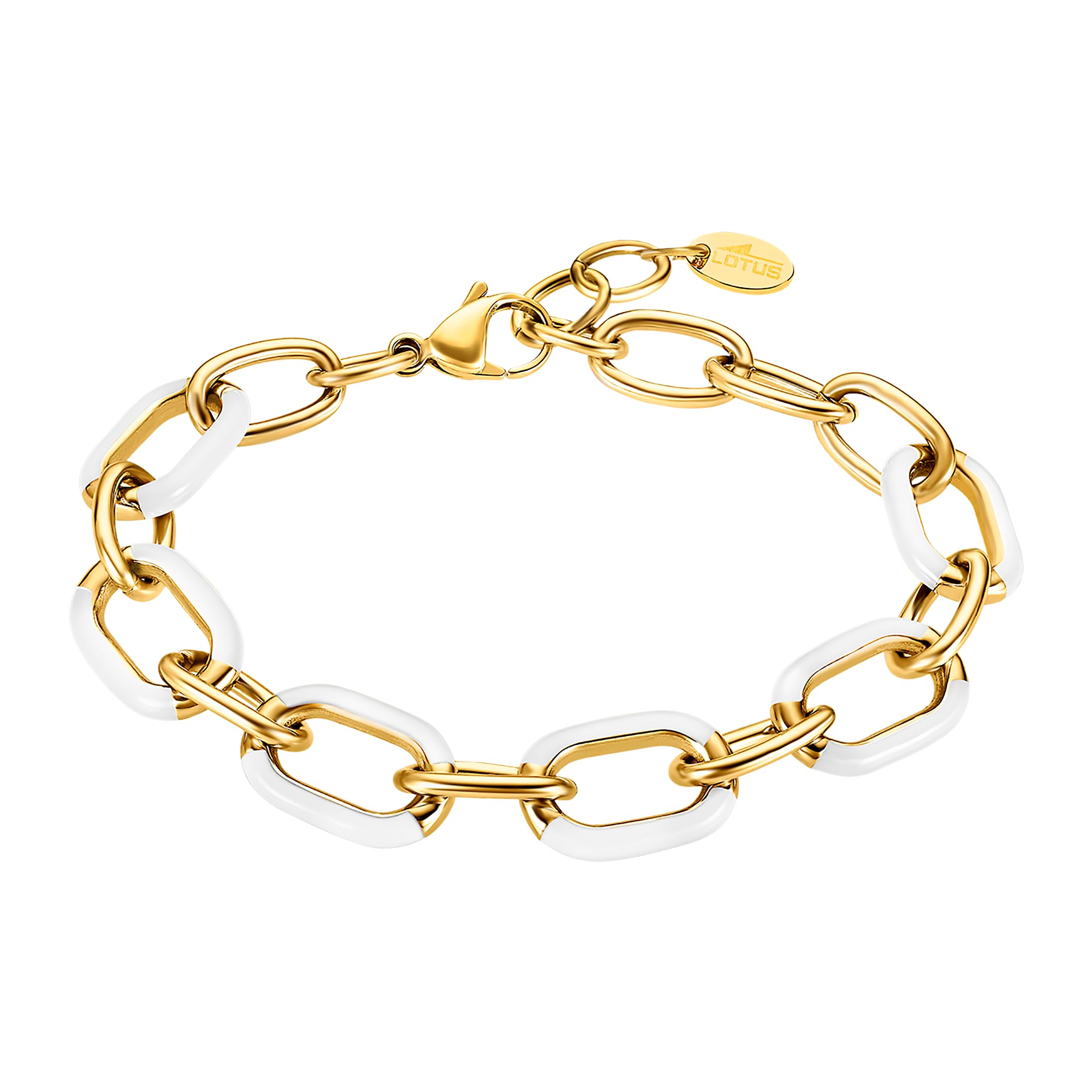 LOTUS STYLE Pulsera Acero Inoxidable Mujer LS2330-2 Tropical Vibes - Sofisticado Brazalete Resistente al Agua 21,5 cm - Regalo de Cumpleaños - Aniversario - Ocasiones Especiales
