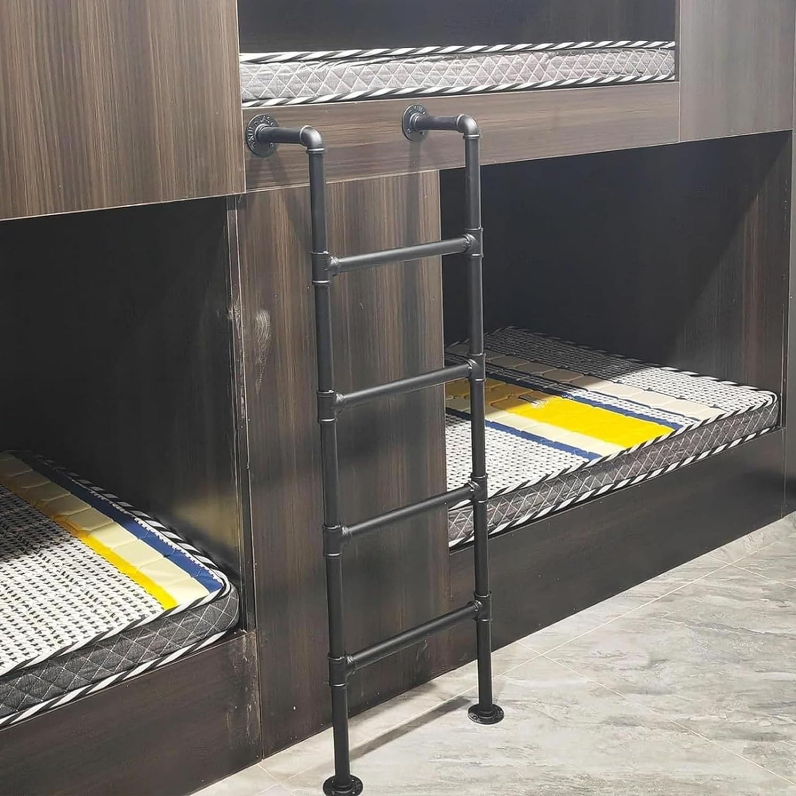 Échelle De Sortie De Puits De Fenêtre De Sous-sol, échelle De Lit Superposé En Fer Forgé Blanc, échelle D'escalade D'urgence En Cas D'incendie De 4 Pieds, 5 Pieds, 6 Pieds, 7 Pieds