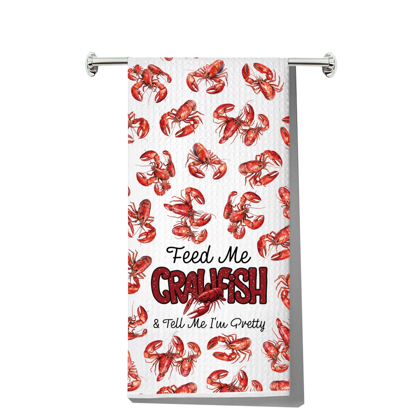 Torchon poisson crut cadeau idéal pour amoureux de cuisine marine