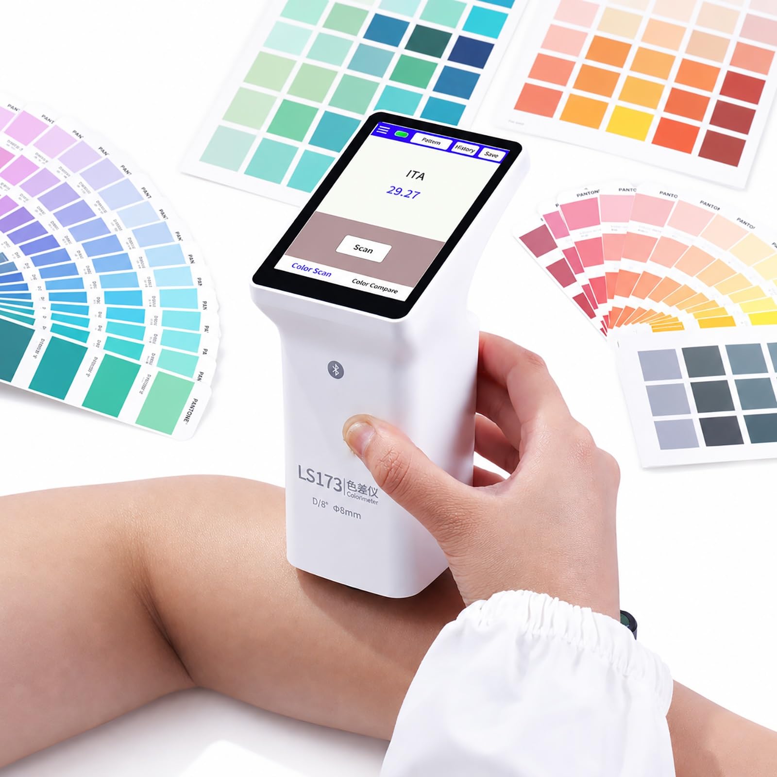 Colorimetro touch screen LS173, analizzatore di colori portatile