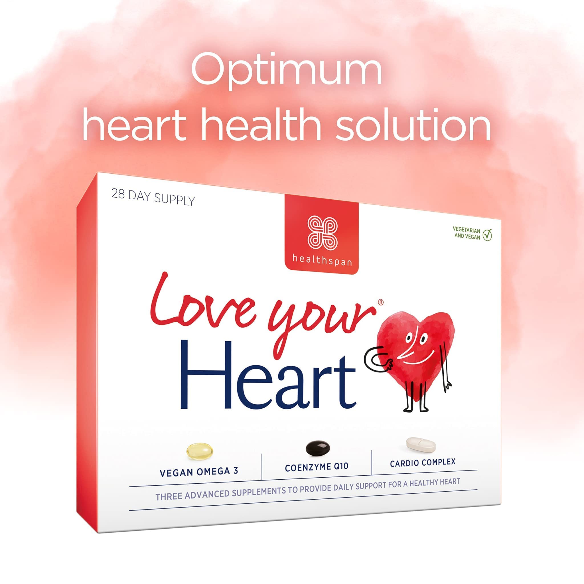 Buy Healthspan Love Your Heart Multivitamin 28 Day Supply Support a