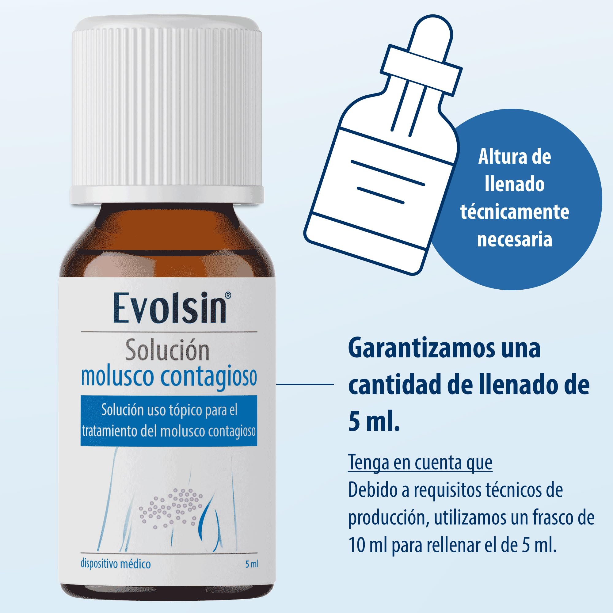 Evolsin® Remedio para el molusco contagioso I Para adultos y niños a partir de 2 años I Tratamiento suave y eficaz del molusco contagioso