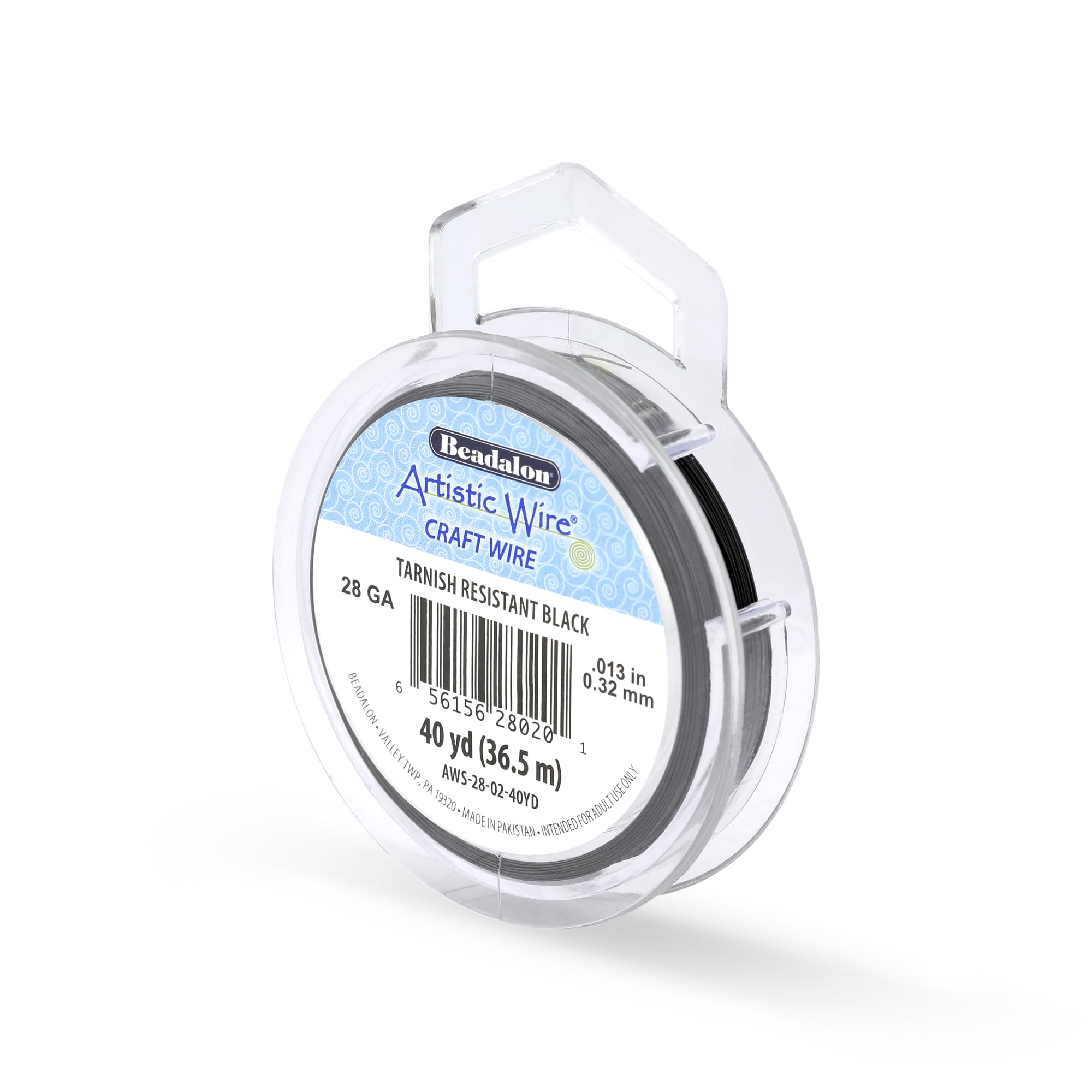 Artistic Wire 40 yd 28 Gauge Wire, Black