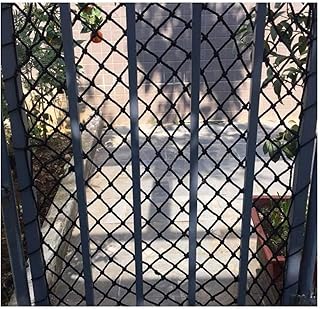 GEIRONV 1m Balcony Window Safe Net, Garden Decoration Net Plant Protection Net Interior Decoration Net Children's Anti-Fall Net Protection Rope Net (Color : 6mm Rope, Size : 10cm mesh)