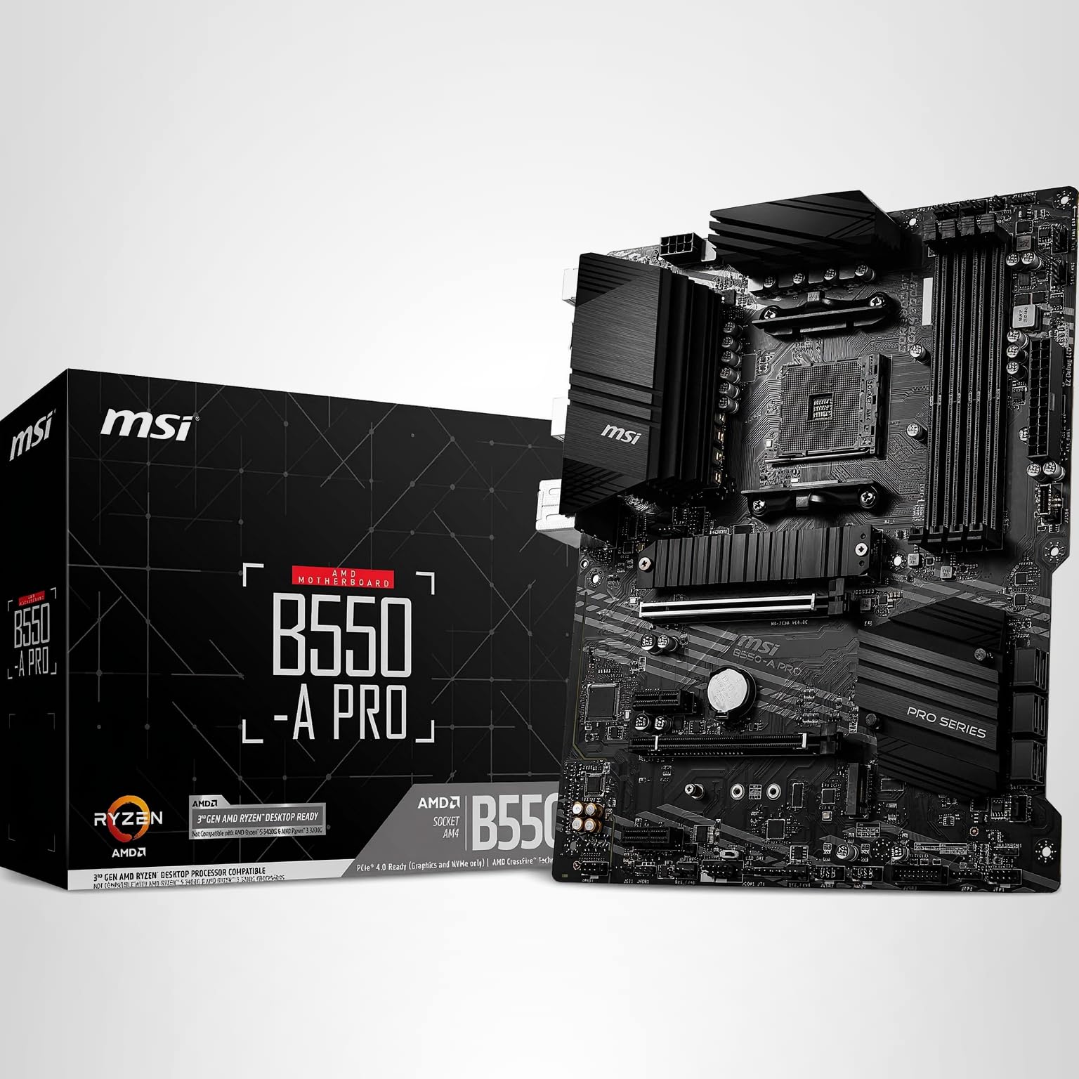 MSI B550-A PRO マザーボード Amazon.com: MSI B550-A PRO ProSeries Motherboard (AMD Ryzen 5000
