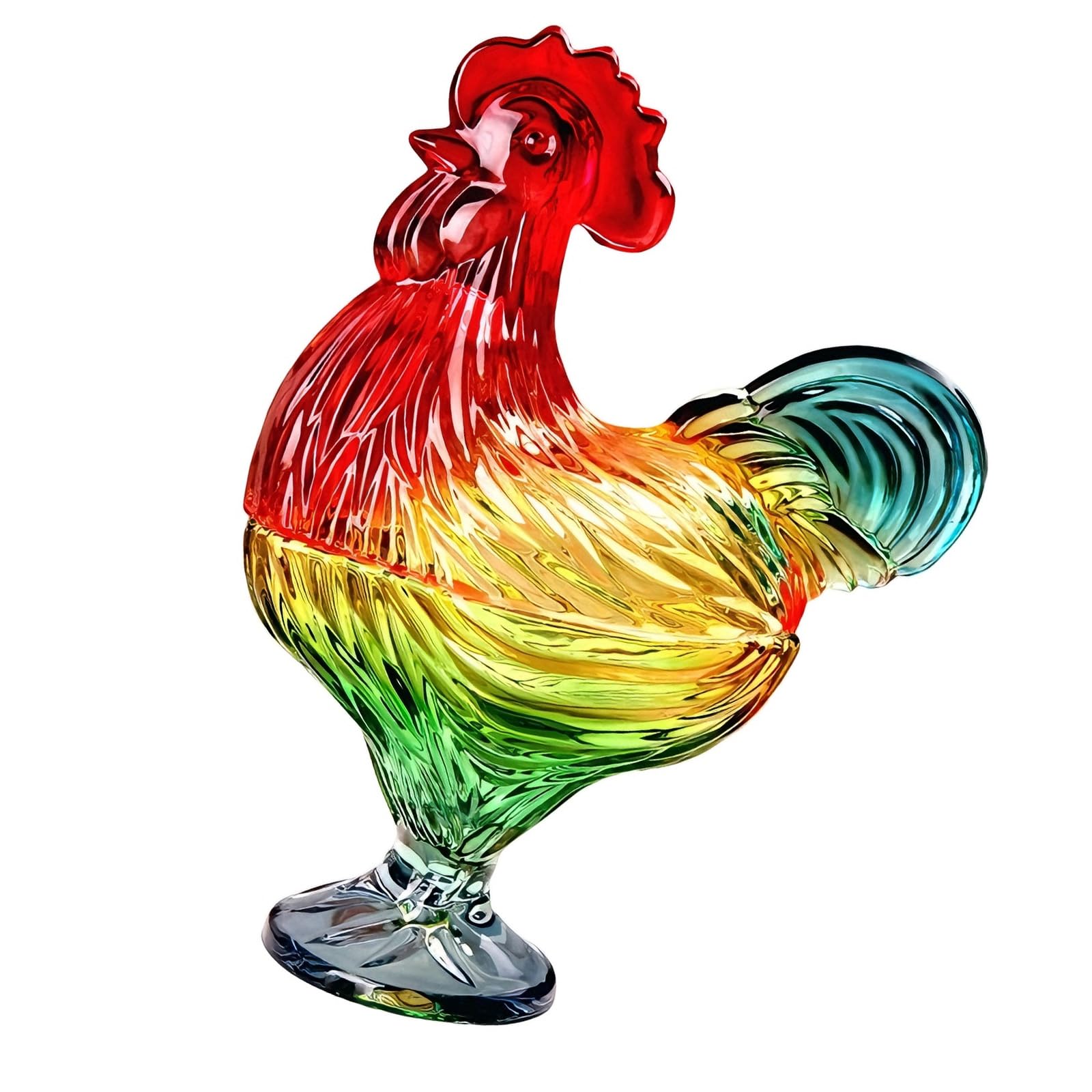 de caramelo de gallos de, cuenco decorativo cubierto para dulces con, vasos de, tarro de caramelos con forma de pollo, cuenco para aperitivos, de gallos de de