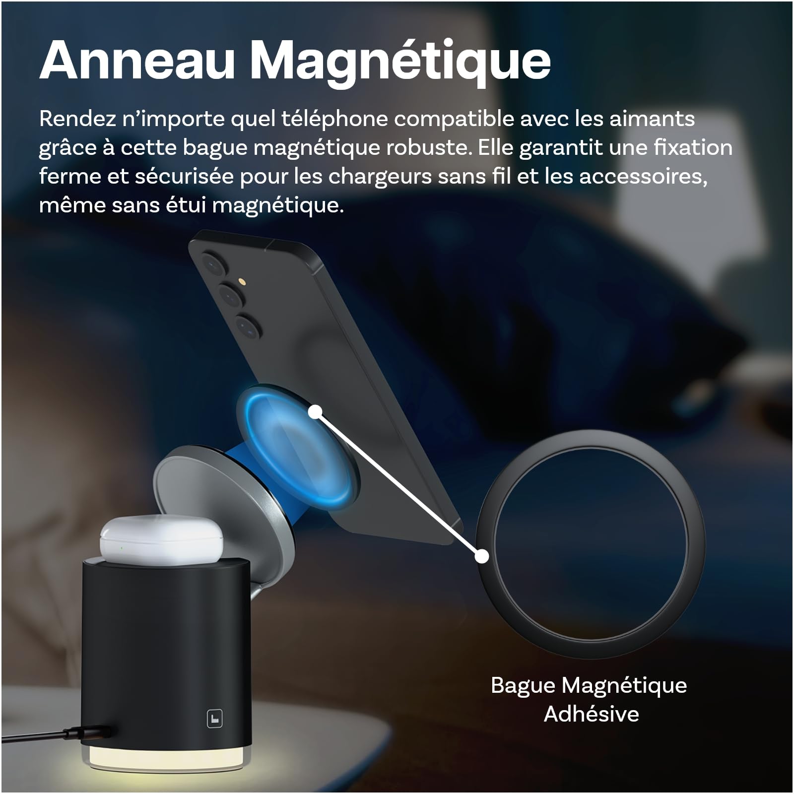 Station de Charge sans Fil pour Samsung par MMOBIEL – Chargeur sans Fil 4 en 1 Certifié Qi2 – Chargeur Induction pour Samsung Galaxy S25/S24/S23/S22 Series, Watch 7/6/5, Buds – Incl. 25W Adapter, Noir