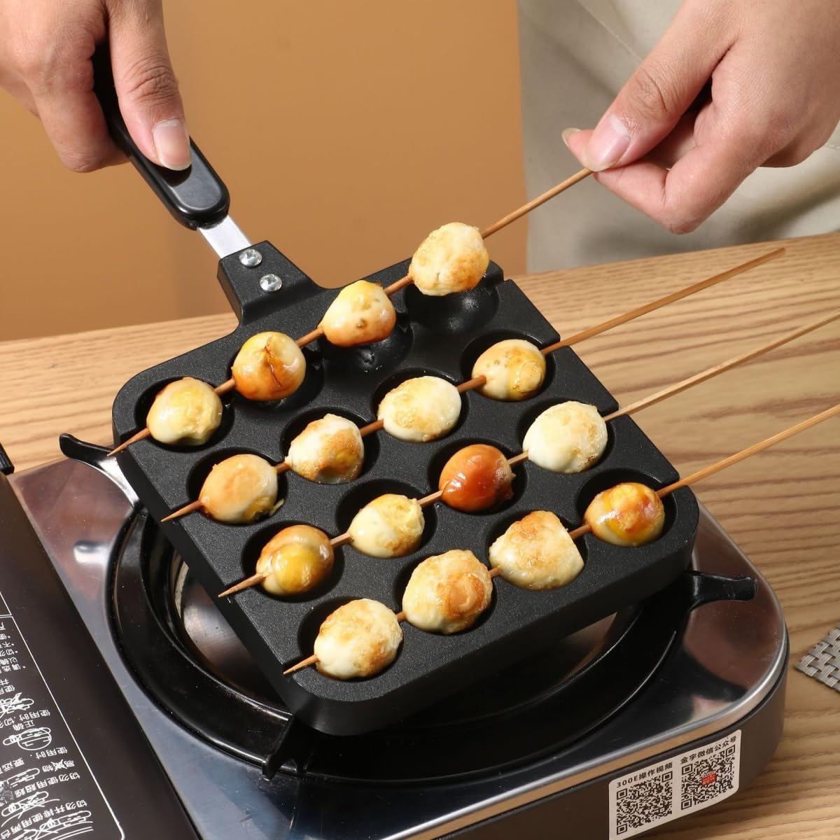 Amazon | たこ焼き器 イワタニ たこ焼きプレート フッ素加工 両手持ち
