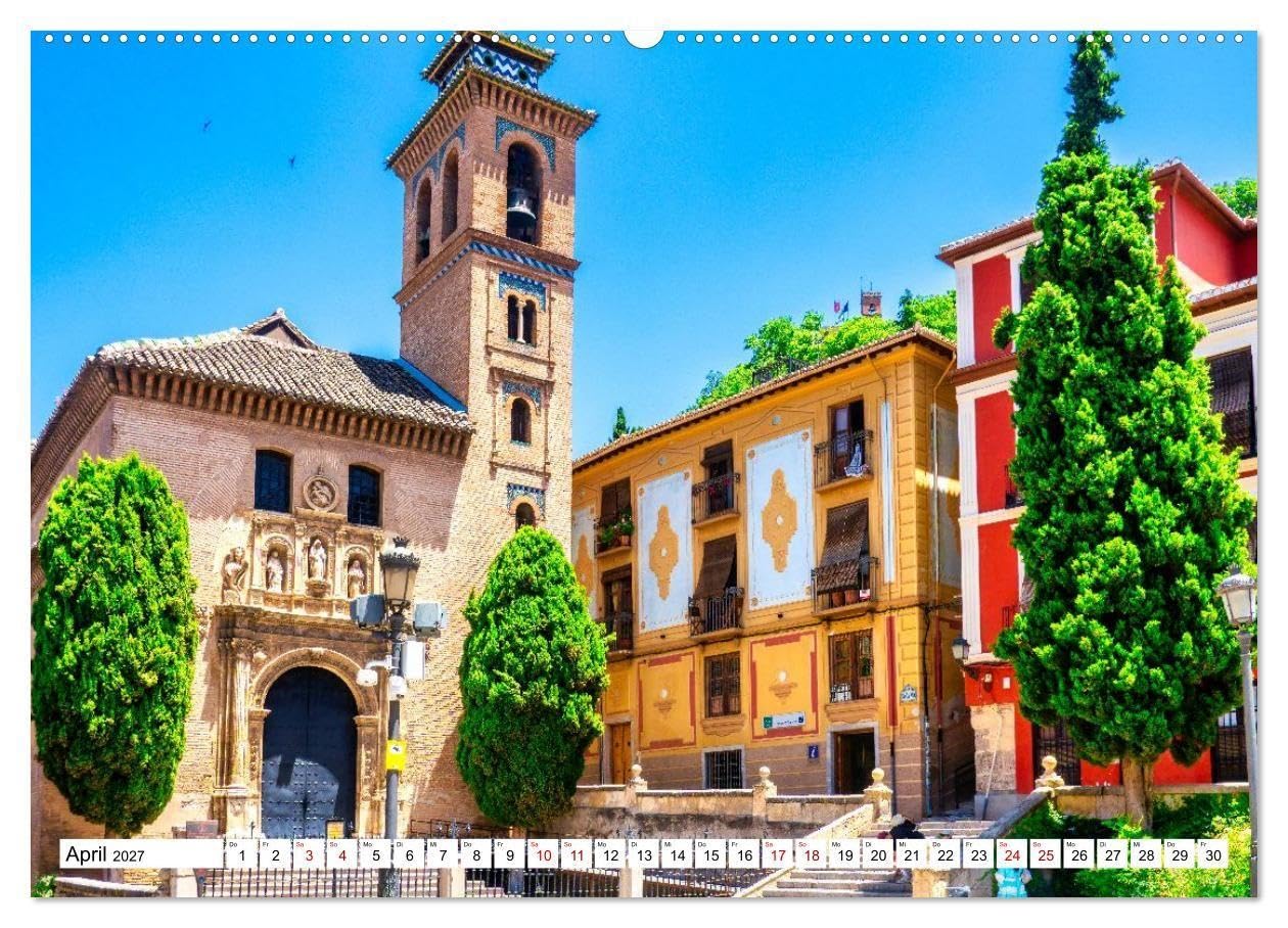 Sonniges Andalusien (hochwertiger Premium Wandkalender 2027 DIN A2 quer), Kunstdruck in Hochglanz: Andalusien besitzt eine lange und interessante ... und beeindruckende Natur. (CALVENDO Orte)
