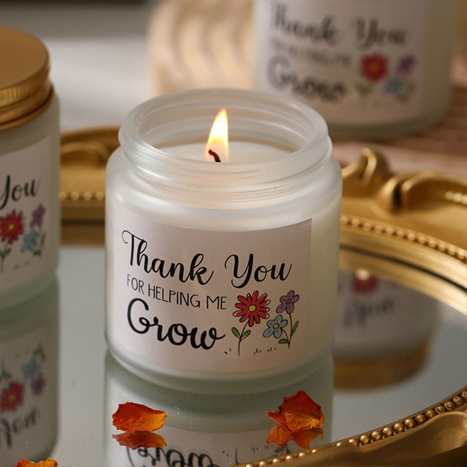 Coldbling Cadeau de départ amusant pour collègues et femmes – Chance Made Us Colleagues Bougie parfumée à la lavande – Cadeau d'adieu de Noël pour meilleur collègue, travail, meilleure amie, collègue