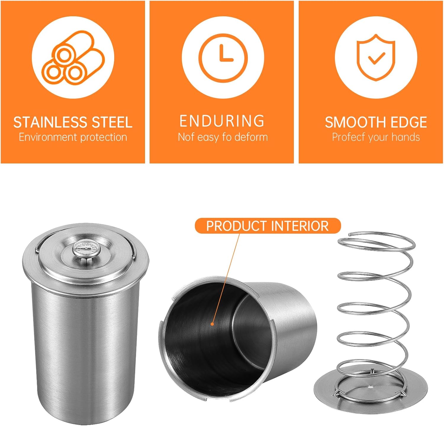 Ham Maker Meat Press with Thermometer 304 Stainless Steel Meat Press Cooker with 5 Food Zipper Bags Multifunctional Meat Press Round Shape Deli Meat Press for Meat Pork Beef Lamb Poultry