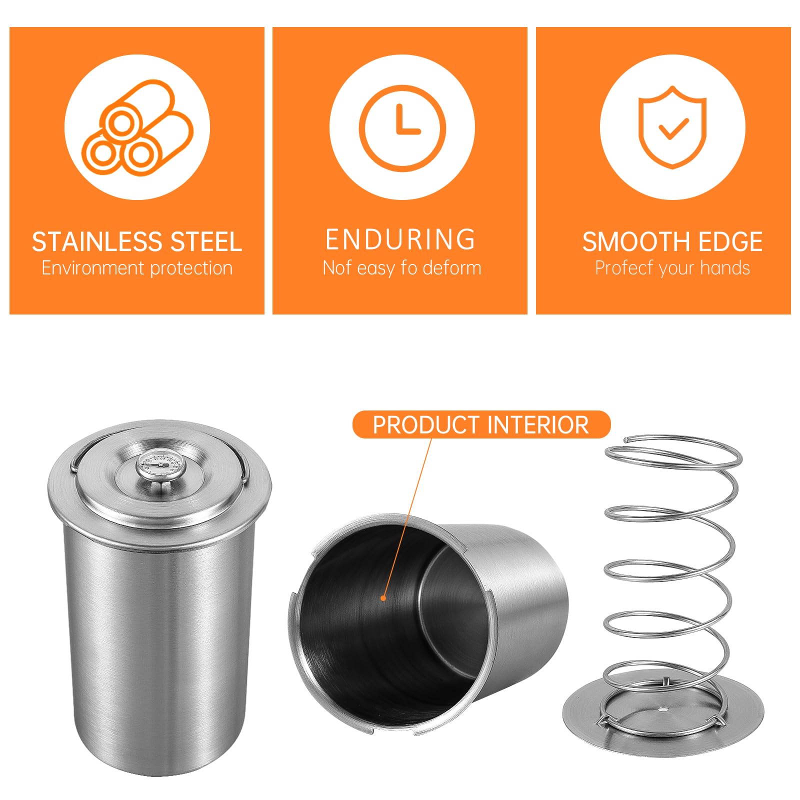 Ham Maker Meat Press with Thermometer, 304 Stainless Steel Multifunctional Meat Press Cooker with 5 Food Zipper Bags for Meats Pork Beef Lamb Poultry