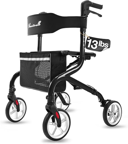 PLANET WALK Super Lightweight Rollator Walker