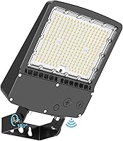 HYPERLITE 200W LED Parking Lot Light 30000LM - Dusk to Dawn Photocell, IP65 Waterproof UL Shoebox Flood Light for Streets, Yards, Garages