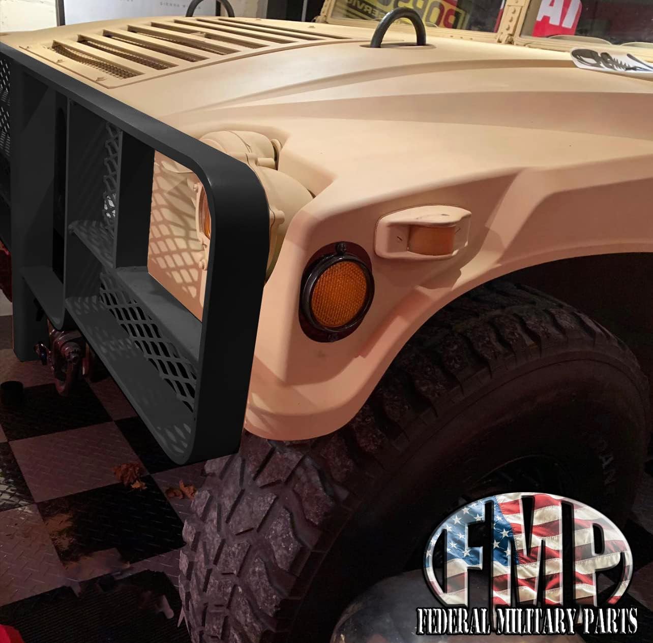 Brush Guard Luverne H15-GGB- Screen + Mounting Bracket + Pins + Hardware Compatible with Military Humvee