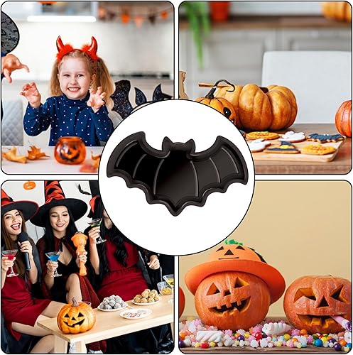 Miniatura 5 de Cuenco para dulces de Halloween, bandeja de aperitivos de calabaza, plato decorativo de Halloween para interiores y exteriores, decoración de
