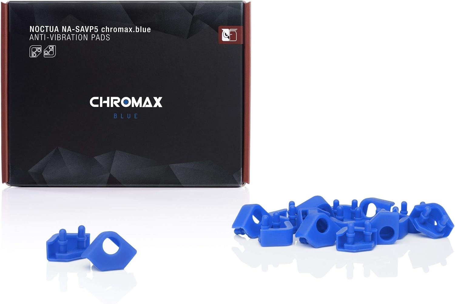 Noctua NA-SAVP5 chromax.Blue, PC Fan Anti-Vibration Pads 16 pcs