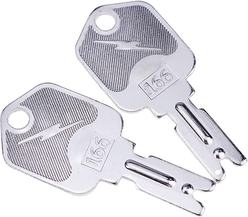 Vista 2 de ZTUOAUMA 10X Llaves de encendido 166 para Clark Yale Hyster Komatsu Gradall Gehl Crown 186304 51335040 A214062 1430 Hyster Carretilla elevadora 6