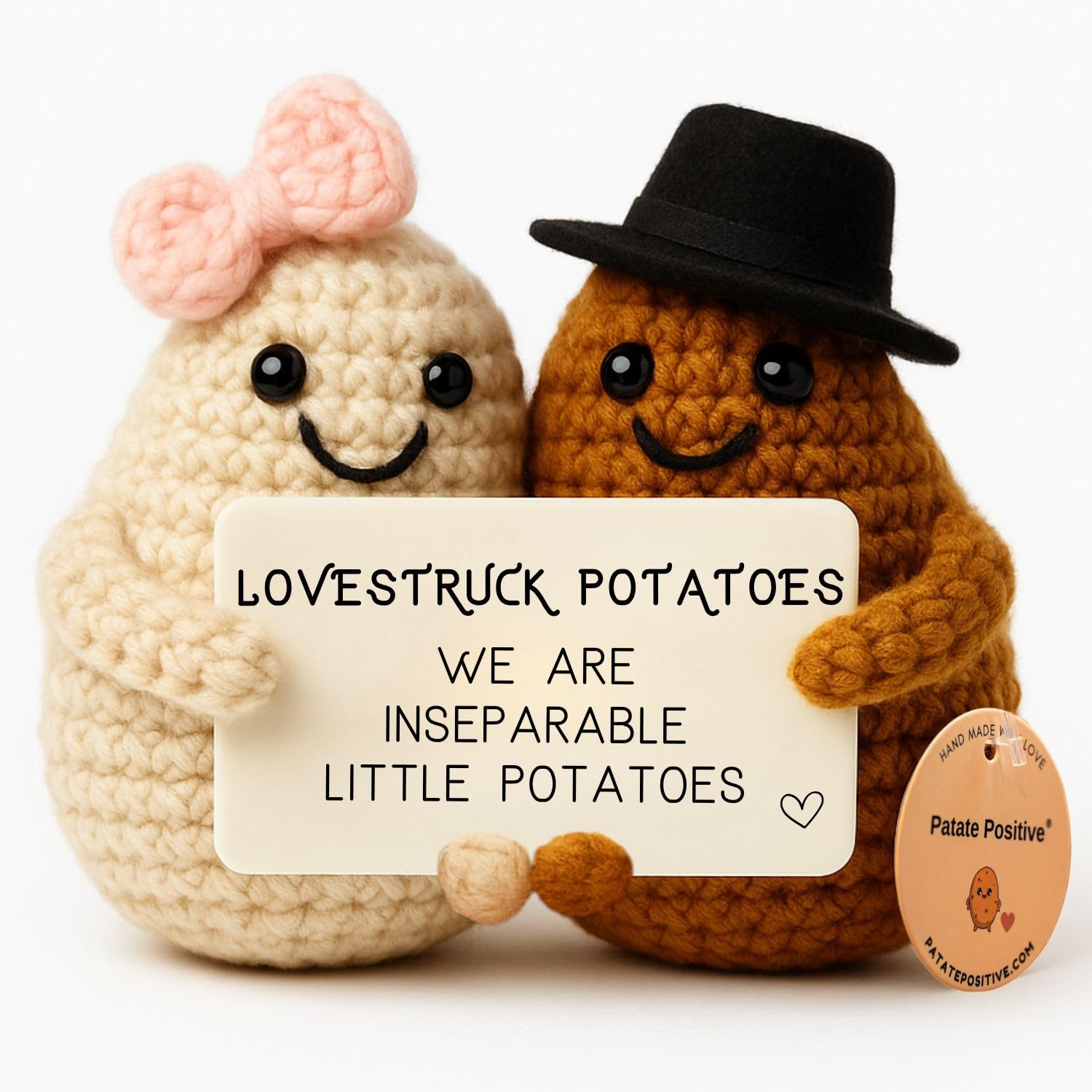 Love Potatoes© | Idea Couple Gift | Romantic Plush | For Him & Her |