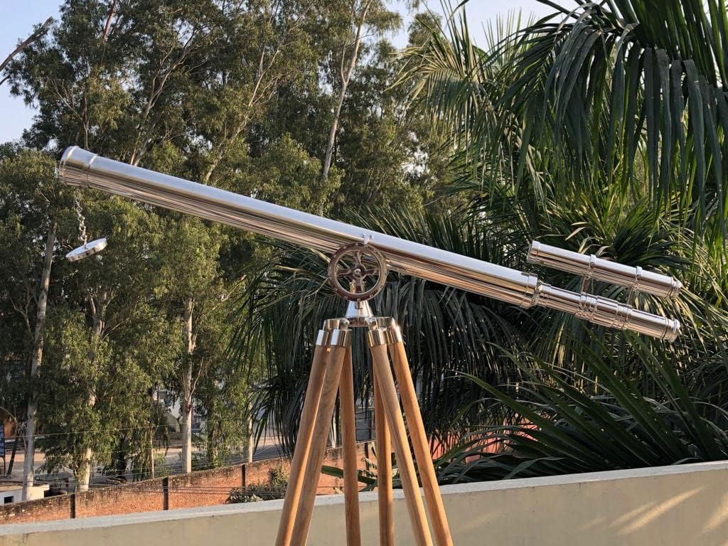 NauticalMart Griffith Astro Telescope 65" Nautical Nickel Telescope