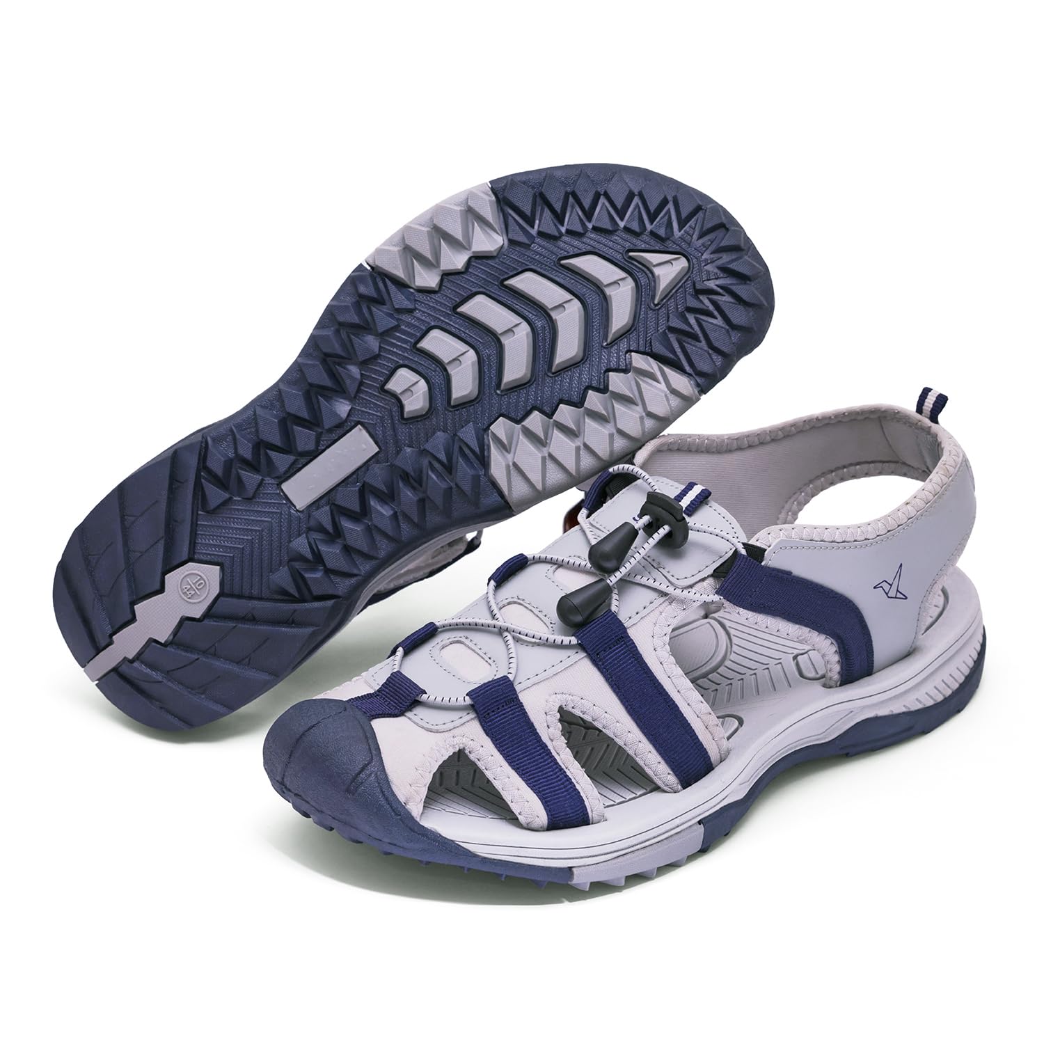 Men Sports Sandals TrailEazy | Thick EVA Molded Sole for Shock Absorption, Adjustable Laces, Comfortable & Lightweight Floaters | Outdoor Casual Wear Footwear-image-16