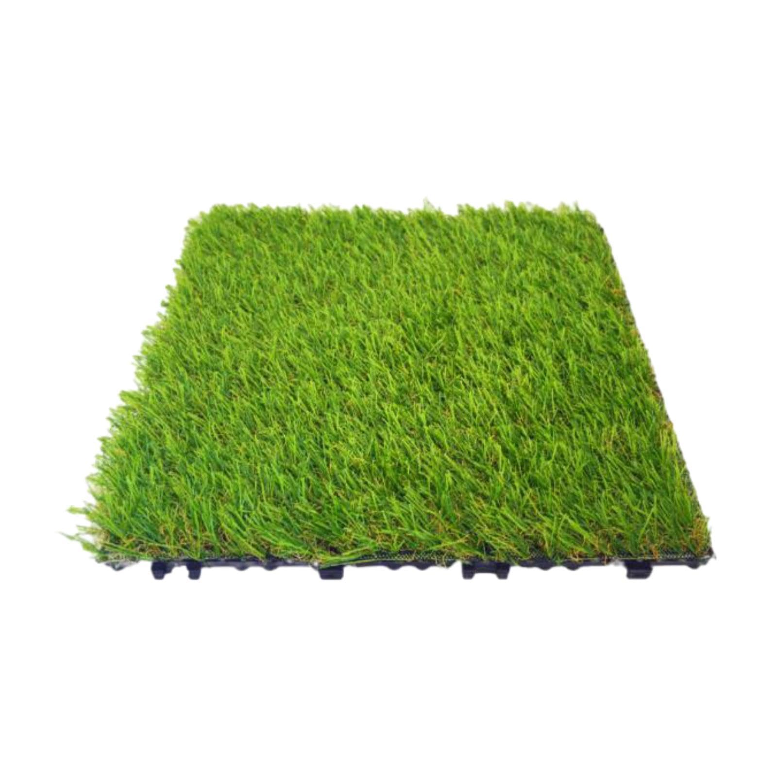 CALANDIS™ Artificial Grass Tiles Artificial Grass Turf for Patio Porch Playground Light Green | Synthetic Grass | Landscaping & Garden Materials | Gardening Supplies | Yard, Garden & Outdoor Living-image-47