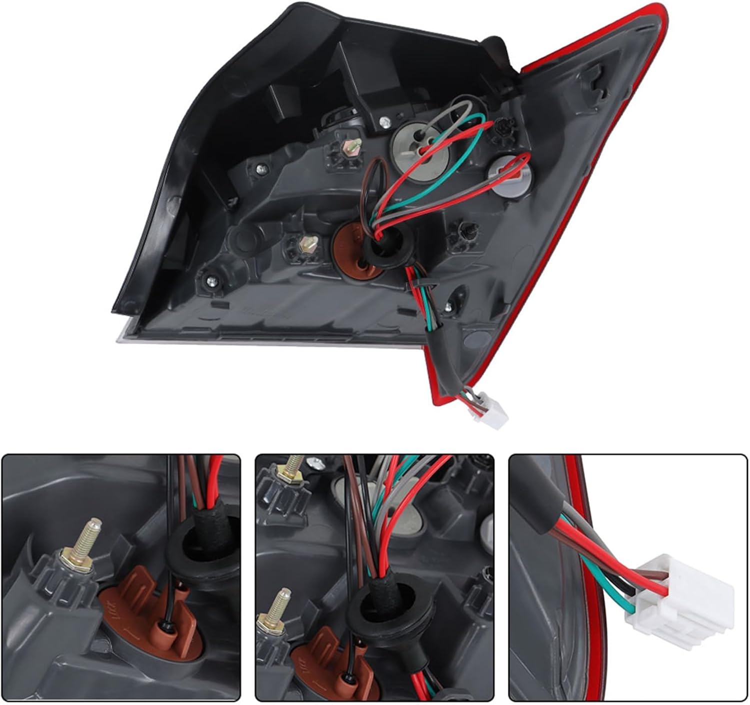 WFLNHB Driver Side Tail Light Brake Light Replacement for Elantra 2021 2022 2023 Halogen Rear Brake Lamp 92401AB000 HY2804169