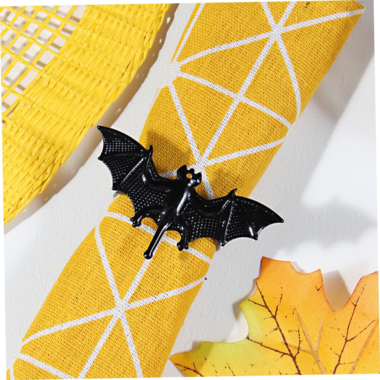 Alipis 4 Sätze Teiliges Halloween Serviettenringe Aus Bat Napkin Buckles Für Halloween Party Dekoration Stilvolle Tischaccessoires Für Unvergessliche Feste 6 Stück * 4