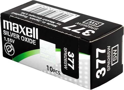 Maxell Sılver Oxide 377 SR626SW Pil 10'lu Paket