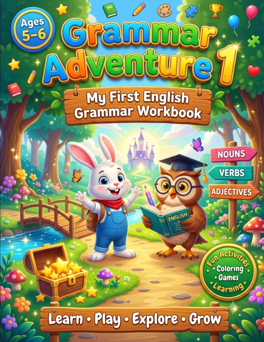 Grammar Adventure 1: My First English Grammar Workbook