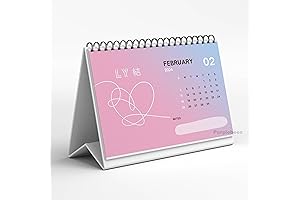 BTS 2024 Calendar | Monthly Desk Calendar with 12 Pages | Home,...