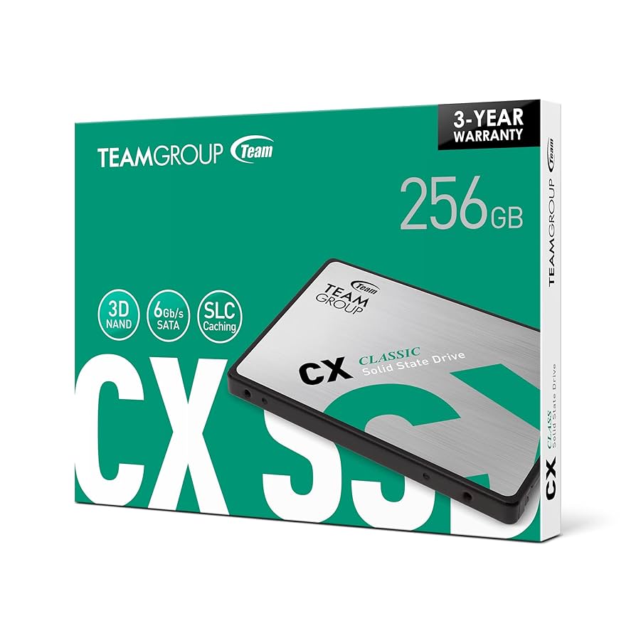 Amazon | Team 内蔵 SSD 256GB SATA3 2.5インチ 7mm厚 CX2