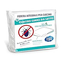 Sweet Night Copricuscini 50×70 cm | Anti cimice e antiacaro | Silenzioso | Chiusura a cerniera | Senza trattamento chimico