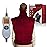 Ambershine 26x35 XXXL King Size Neck& Shoulder& Back Heating Pad with 12 Temperature Settings& 4 Auto-Off Countdown Timers, Pain Relief for Back/Neck/Shoulder, Christmas Gift for mom dad (Red)