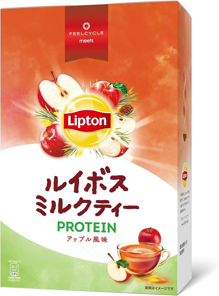Amazon | FEELCYCLE ルイボスミルクティー プロテイン アップル風味