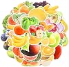 120PCS Fruit Stickers Various Realistic Fruit and Vegetable Stickers for Kids Fun Craft Stickers for Scrapbooks Laptop Phone Tablet Luggage Classroom Planners Gifts and Rewards