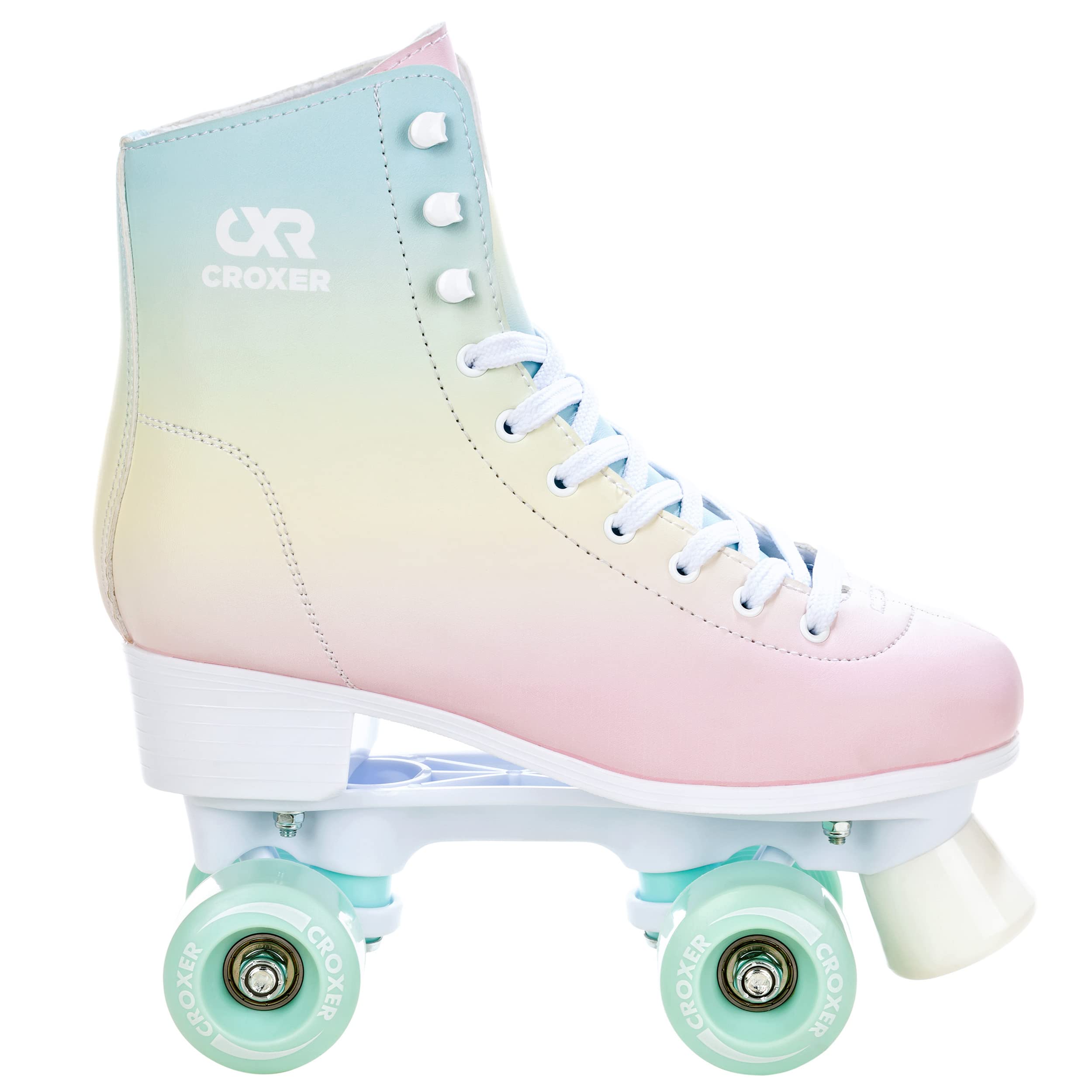 Lea - Patines de Ruedas, Color Verde y Rosa — view 7