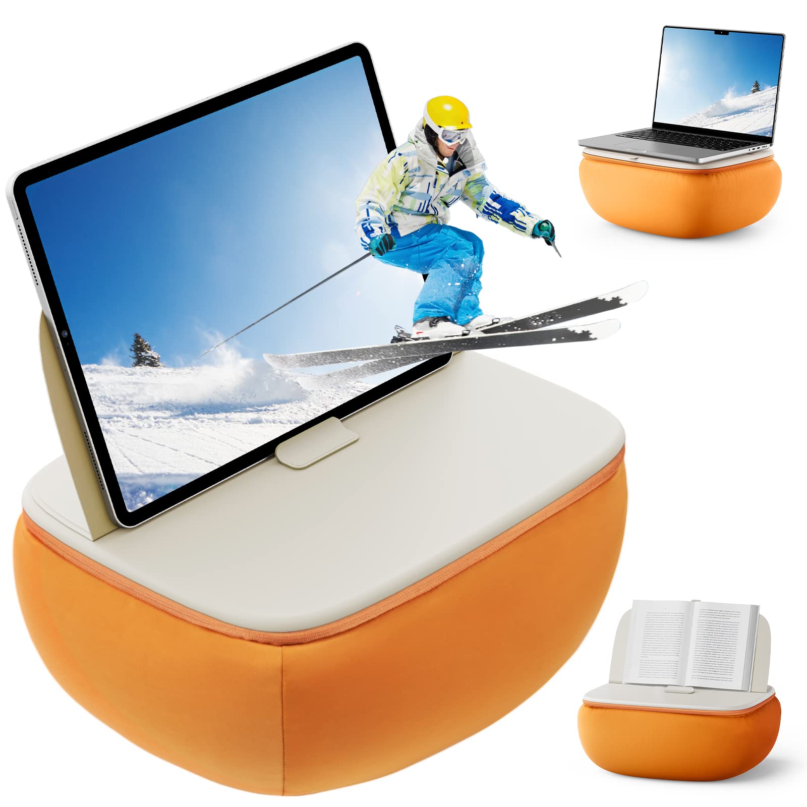 See full amazon price history chart for SAIJI Laptop Tablet Stand with Pillow, Tablet Pillow Holder Washable Lycra with Magnetic Support Structure Compatible with 7 to 15" Devices(Orange) SAIJI Laptop Tablet Stand with Pillow, Tablet Pillow Holder Washable Lycra with Magnetic Support Structure Compatible with 7 to 15" Devices(Orange) (B09JKHKBGY) Amazon Price History, Amazon Price Tracker