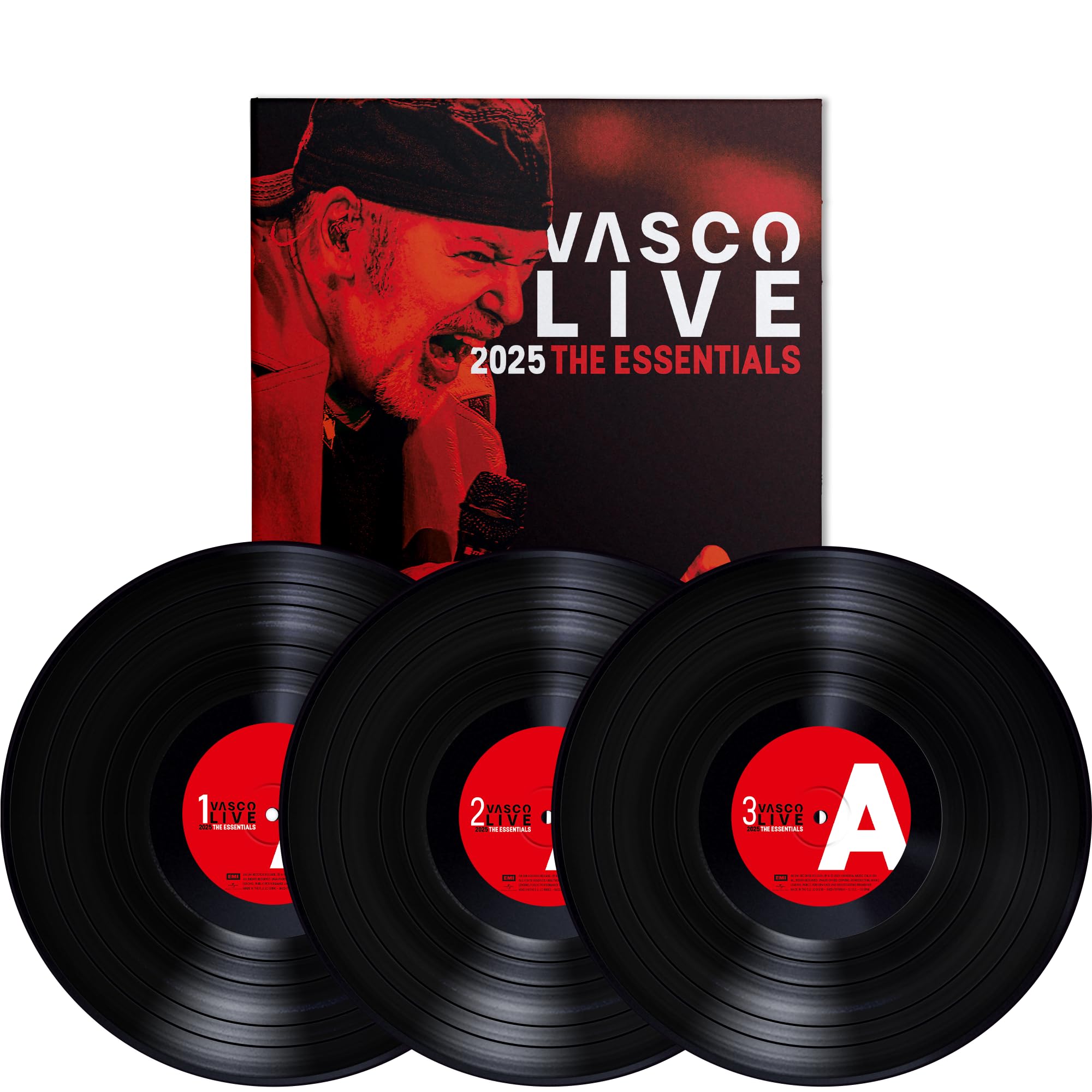 VASCO LIVE 2025 – THE ESSENTIALS (3LP STANDARD)