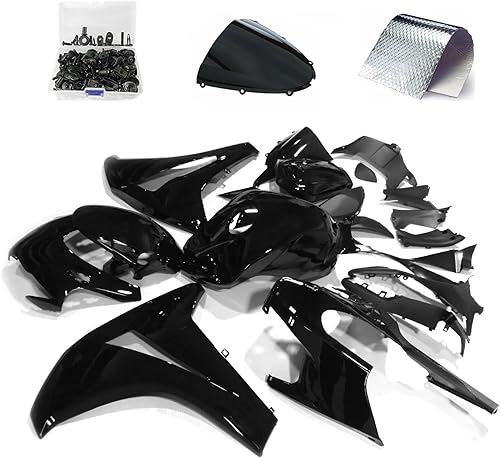 ZXMT Motorcycle Fairing Kit Glossy Black Bodywork Fairings for Honda CBR 1000RR 2008 2009 2010 2011 (21 Pcs)