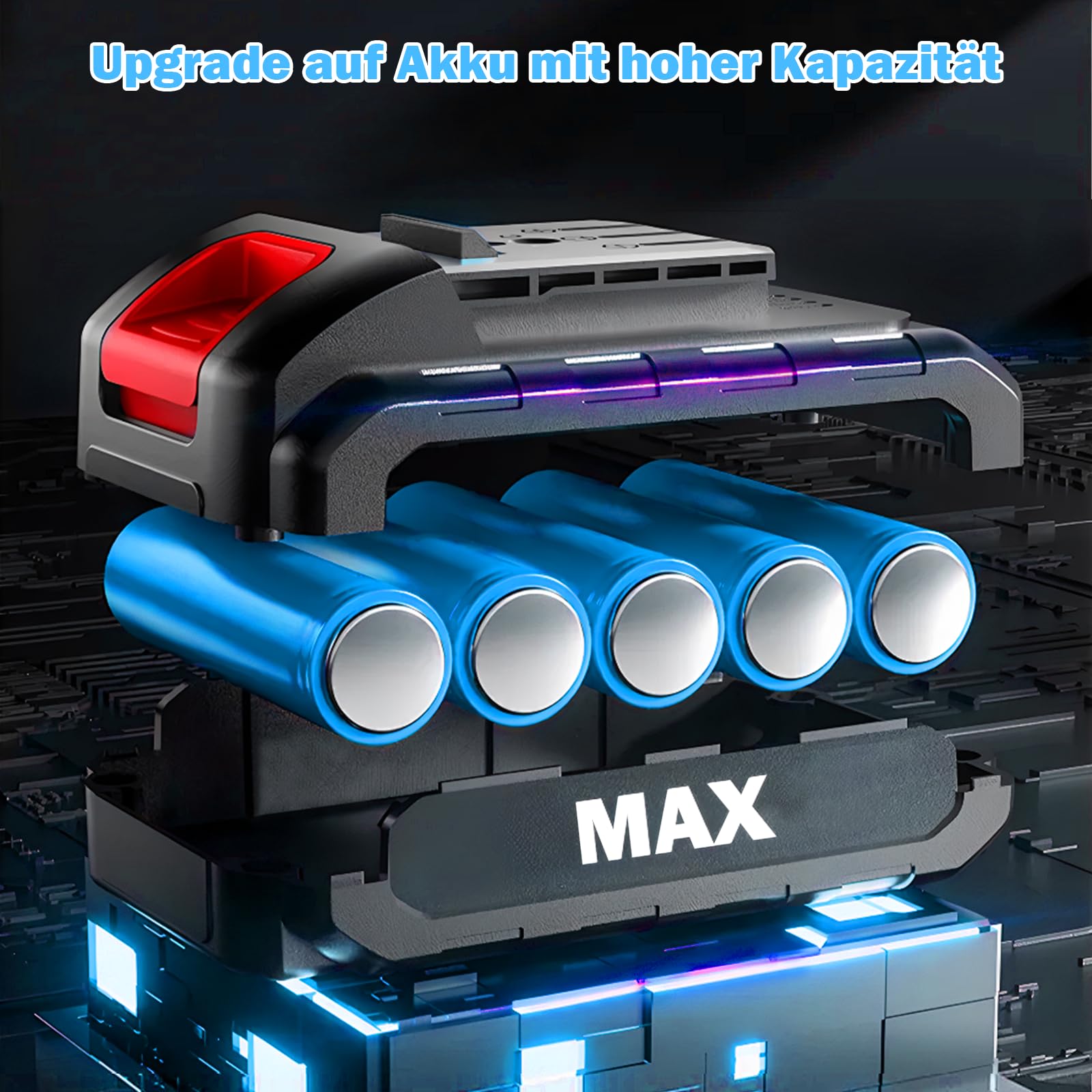 Akku Staubsauger Auto, Kabellos Handstaubsauger mit 2 * 3000mAh Akkus, 4 In 1 Saugen/Blasen/Bürsten/Pumpen 35000RPM Elektrische Staubgebläse Mini Akku Gebläse für Auto, Tierhaare, Haushalt