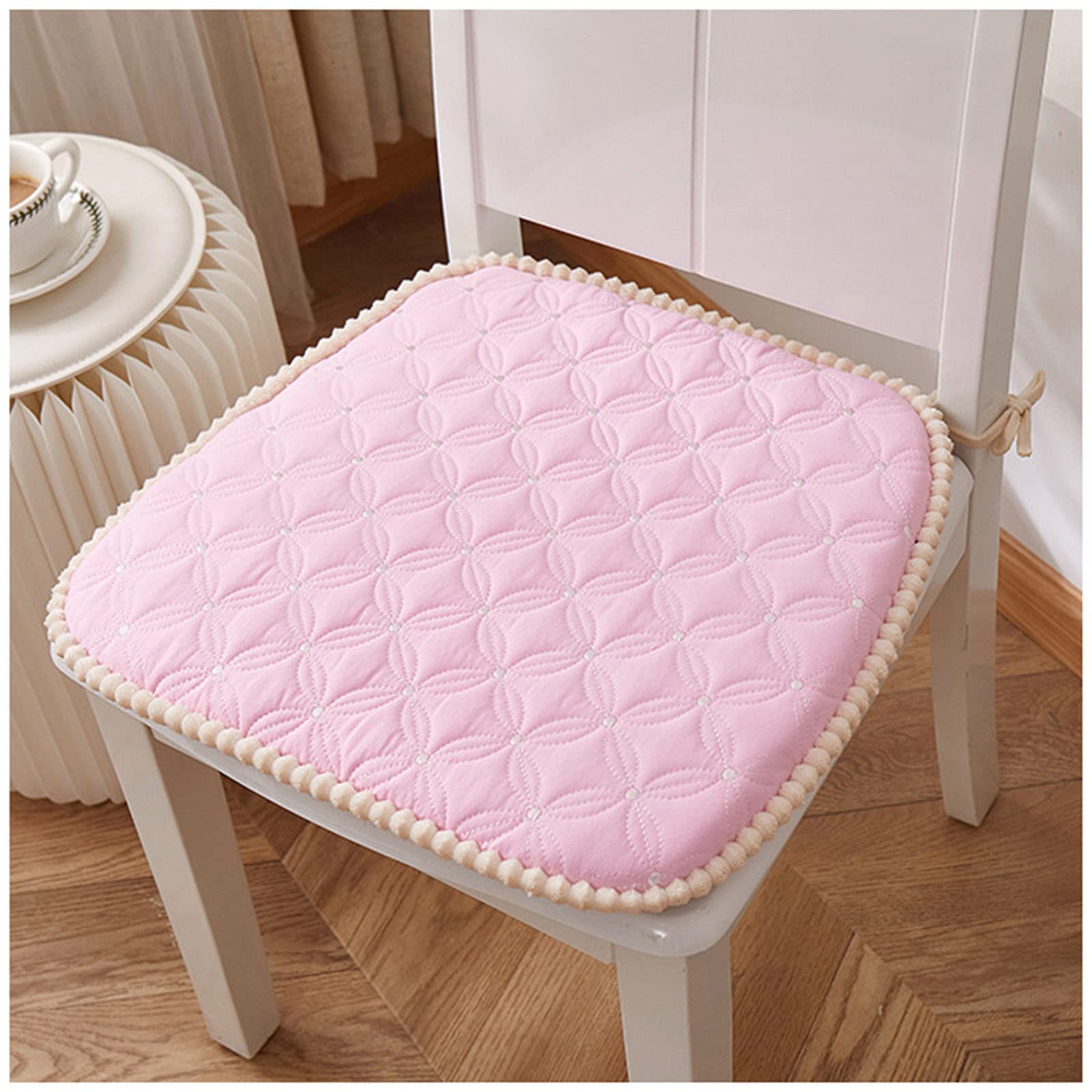 Cojines para Sillas de Exterior ZTGL de Espuma de Memoria Rosa Pack de 6