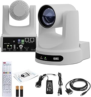 PTZOptics Move SE SDI/HDMI/USB/IP PTZ Camera with 12x Optical Zoom (White) (PT12X-SE-WH-G3)