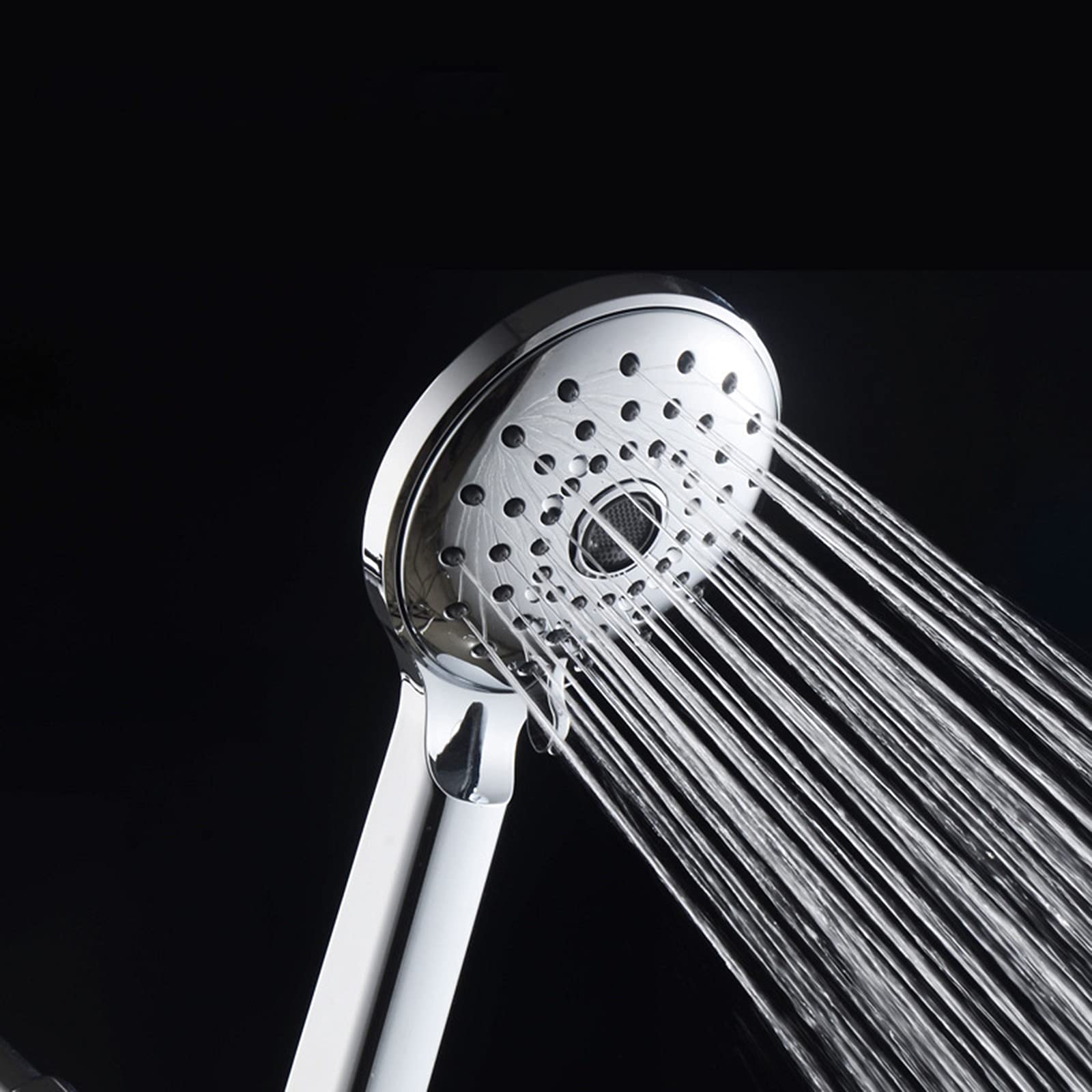 Conjunto de grifería para Ducha, Grifo termostático para bañera, Grifo Mezclador Empotrado de Cobre para Agua fría y Caliente, Montaje en Pared con Cerradura de Seguridad antiescal