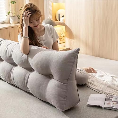 Miniatura 3 de Almohada triangular grande para cabecero de cama, almohada de respaldo para sentarse en la cama, almohada de apoyo de espalda para cama almohada de